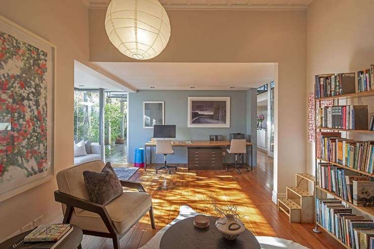 Architect Malcolm Walker’s stunning makeover of a modest villa on Livingstone Street, in Auckland’s Westmere, impressed buyers, with the property selling under the hammer last week for $4.25m. Photo / Supplied