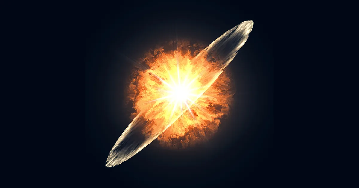 Artist's impression of Betelgeuse going supernova. Will it be dangeous to observe? Credit: Magann / Getty Images
