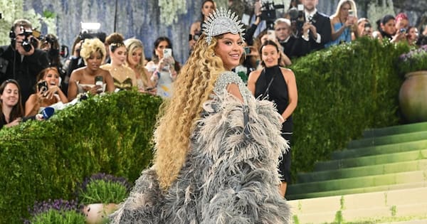 Beyoncé, Bad Bunny take artistic liberties with Met Gala dress code