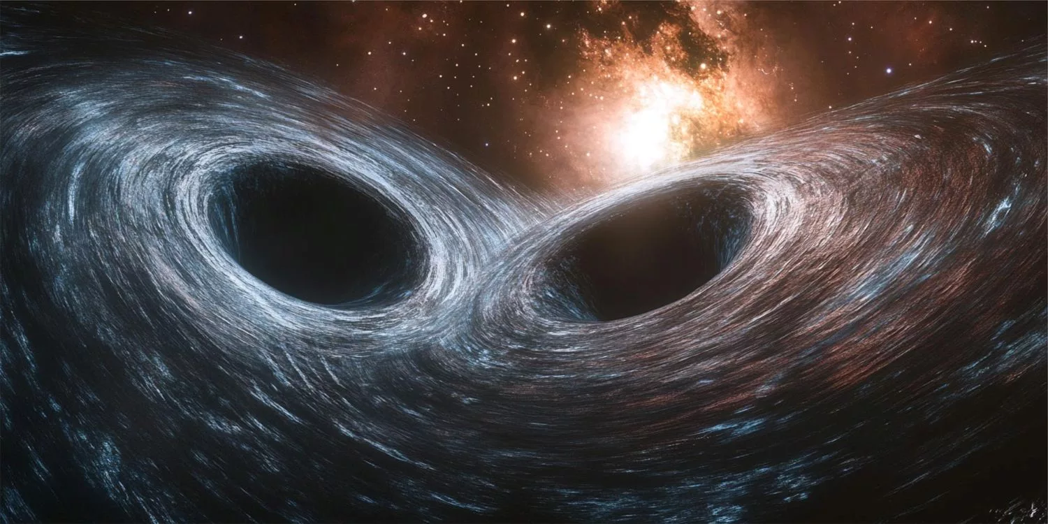 Scientists discover how giant black holes grow through cosmic collisions