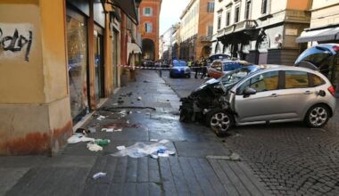 Car ploughs into pedestrians in Italy – 8 injured, 4 critically