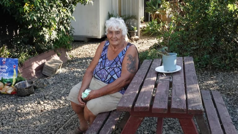 Bridget Wallace’s home was swamped by metre-deep, silt-laden floodwaters.