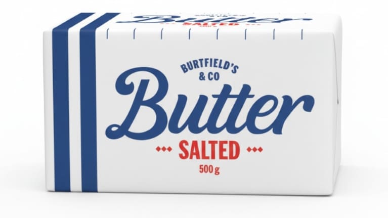 Burtfield's and Co butter.