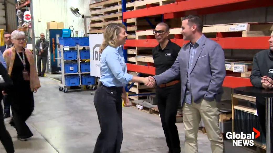 Click to play video: 'U.S. tariffs squeeze Canadian businesses as Ottawa offers aid'
