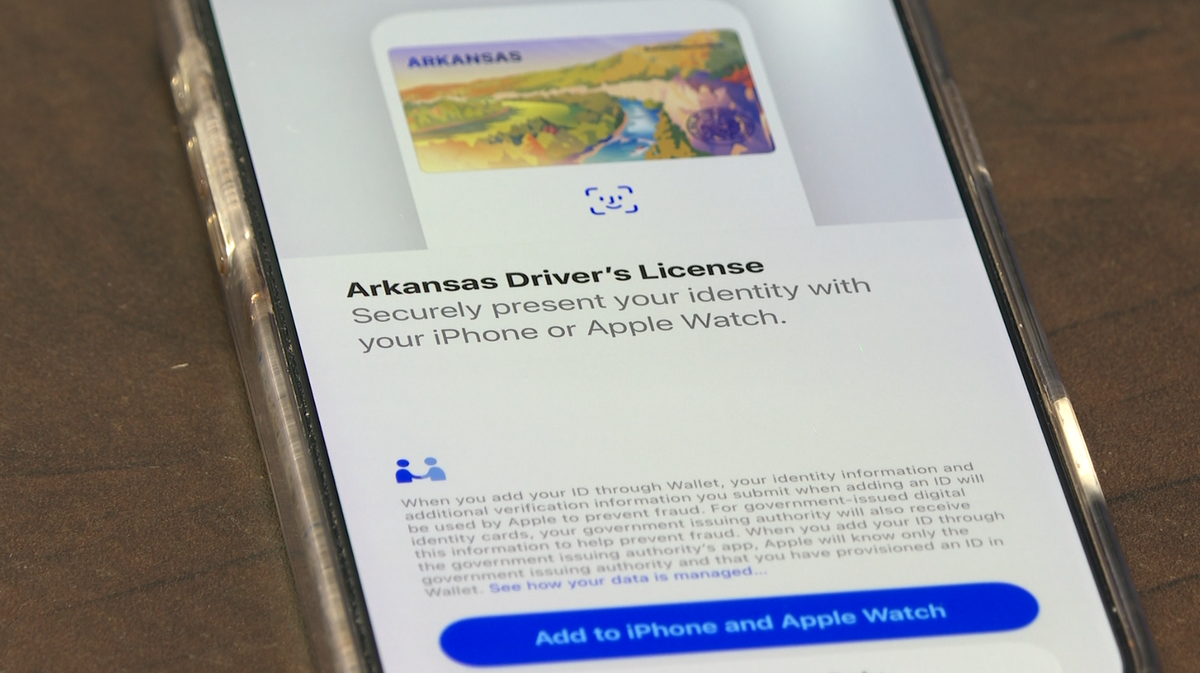 Arkansas IDs now available in Apple Wallet