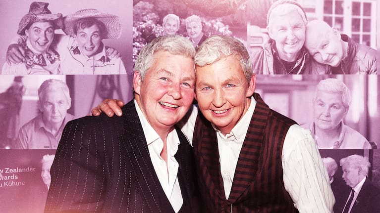 Dame Lynda and Dame Jools Topp