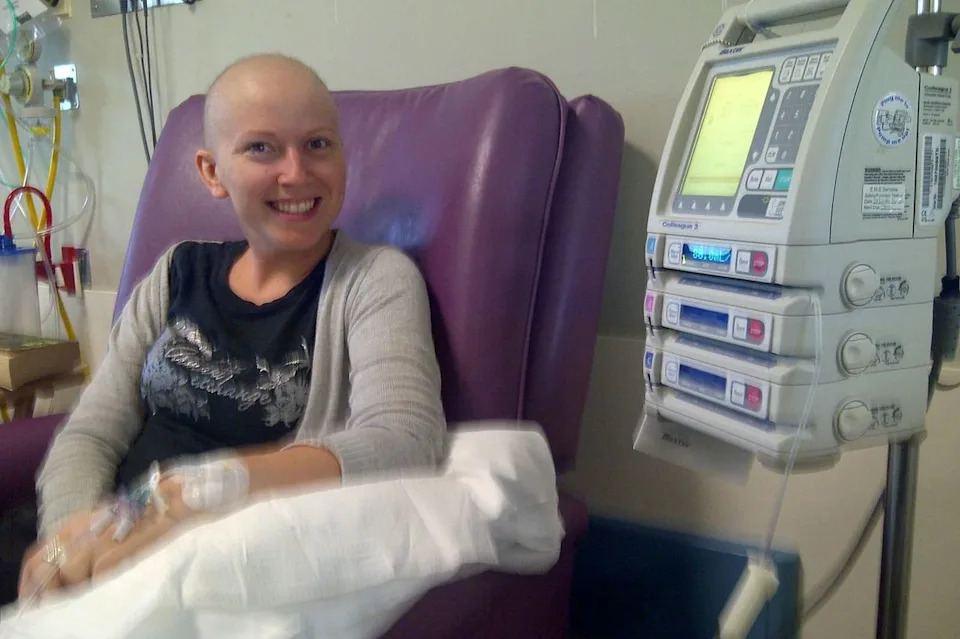 Selina in the hospital during treatmentCredit: Selina Moss-Davies / SWNS