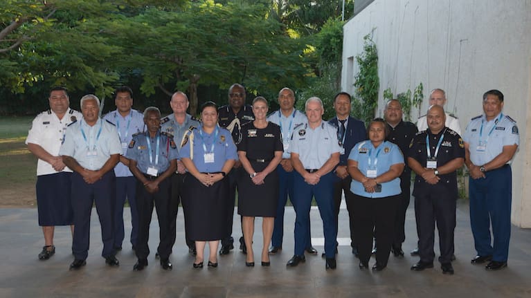 Chambers had just returned from a transnational crime summit in Fiji which included police chiefs from around the region.