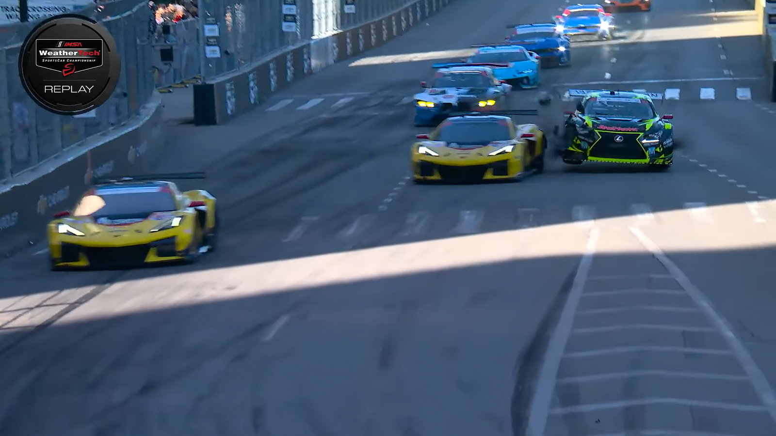 Mostert denied Detroit podium in carnage-filled IMSA finish