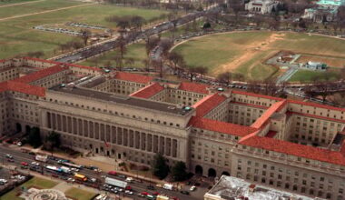 The Herbert Hoover Building, which houses the Department of Commerce