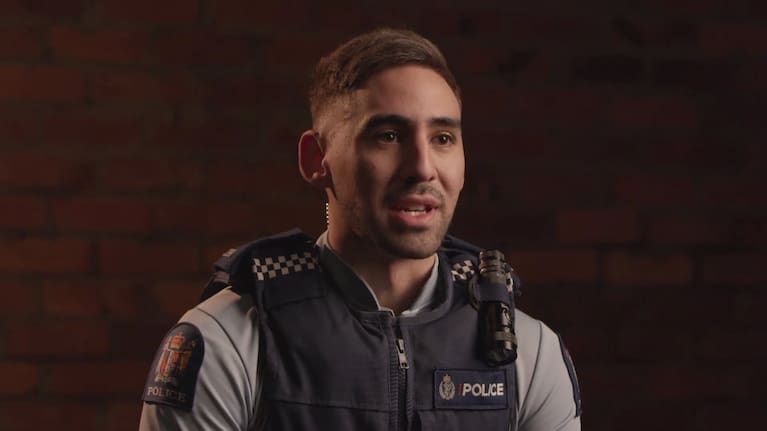 Constable Dion Nelson-Screen before he made the move the Australia in 2024.