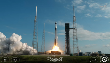The SpaceX Falcon 9 rocket, carrying the Dragon cargo spacecraft atop, launched Friday, May 15, 2026, from Space Launch Complex 40 at Cape Canaveral Space Force Station in Florida.