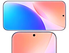 A bezel-less display mockup.