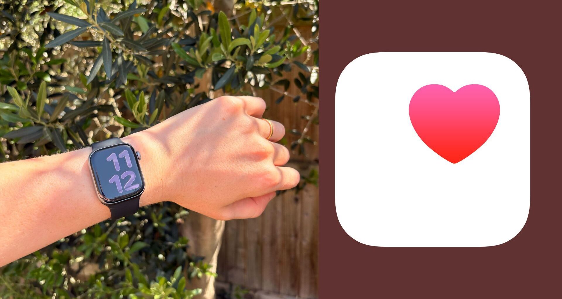 Grace Walsh wearing Apple Watch Series 11 with Apple Health app logo connectivity