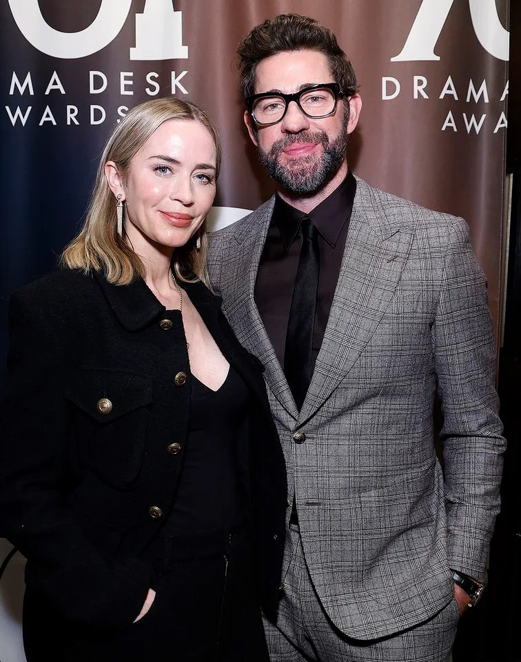 Emily Blunt and John Krasinski in May 2026Credit: John Lamparski/Getty