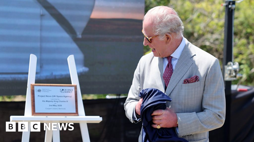 King launches Space Agency project on final day in Bermuda - BBC