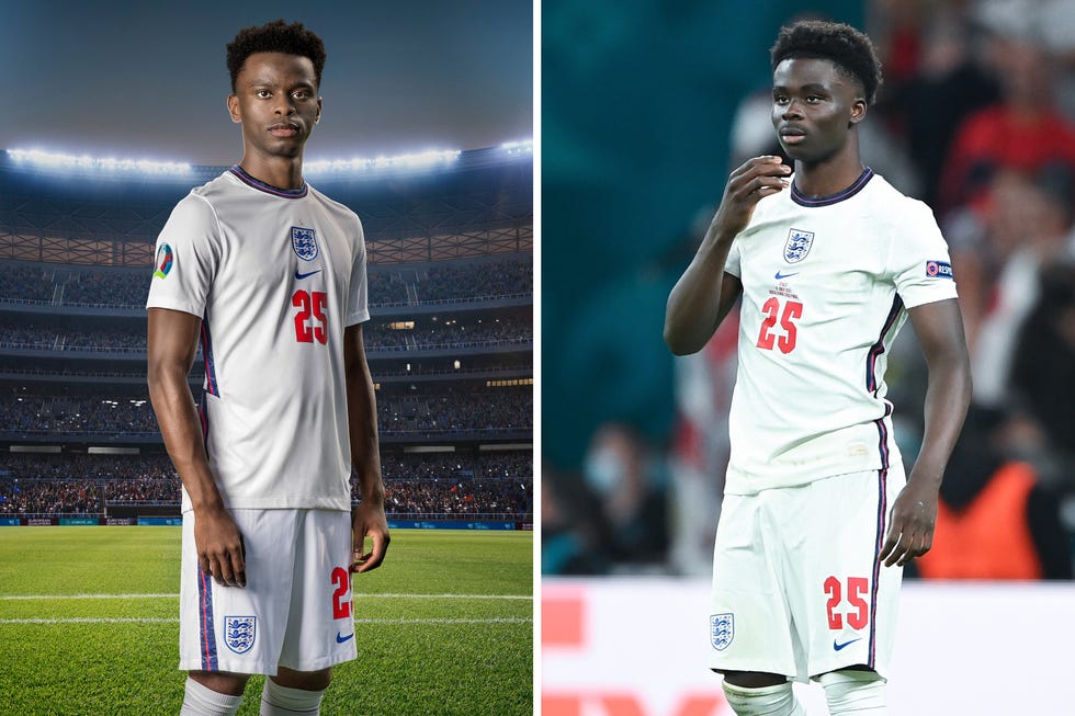 EMBARGOED 19.05.26 00:01 Abdul Sessay, Bukayo Saka, Dear England abdul sessay, bukayo saka, dear england