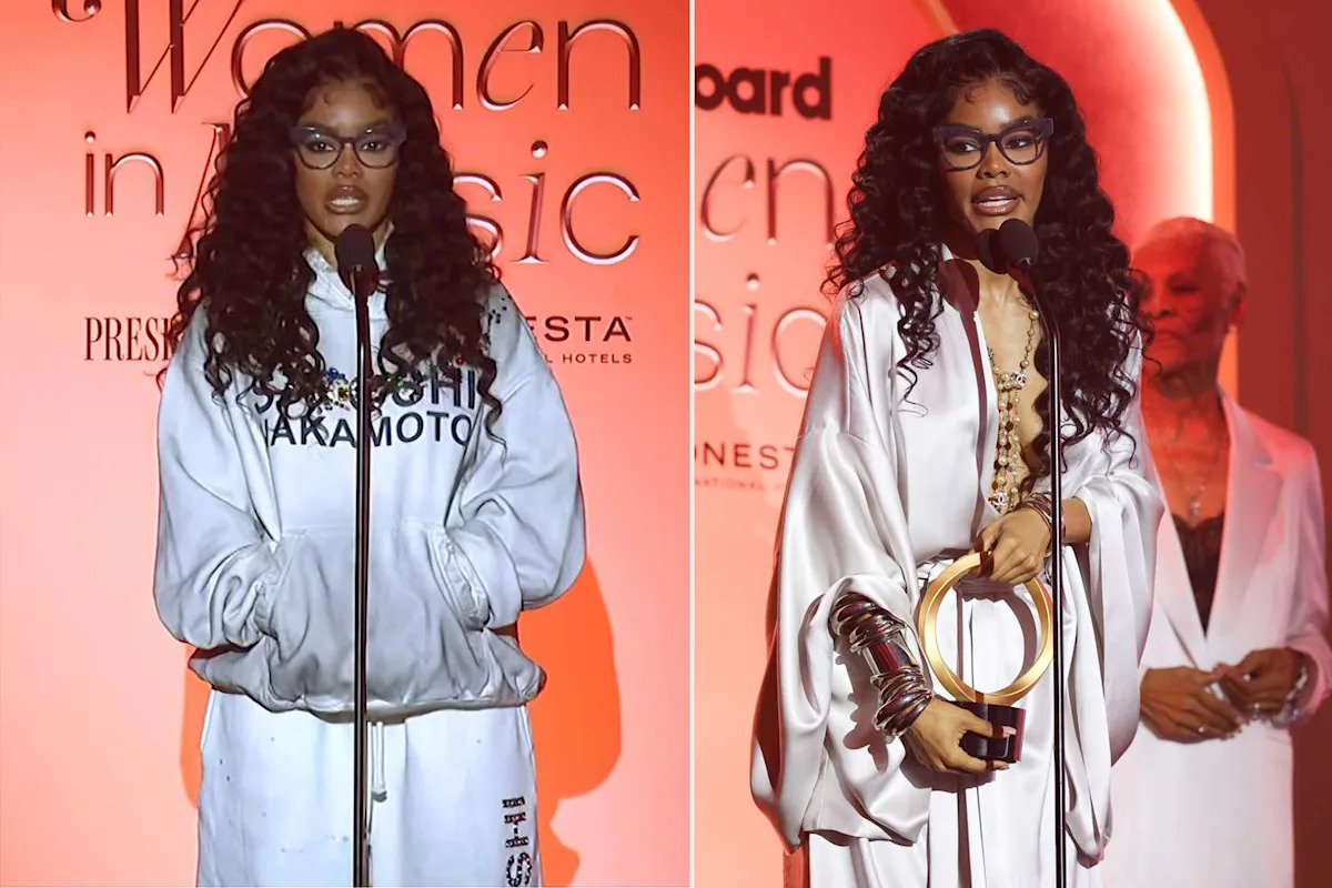 Teyana Taylor Gave Her Billboard Women in Music Speech in Sweatpants After Teleprompter Glitch
