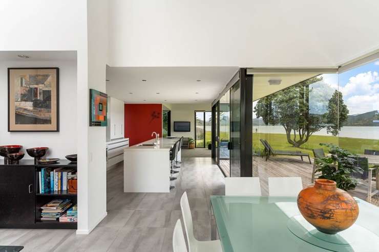 An Auckland couple made an offer on a Pauanui home designed by architect Ron Sang after a chance walk to the open home. Photo / Supplied