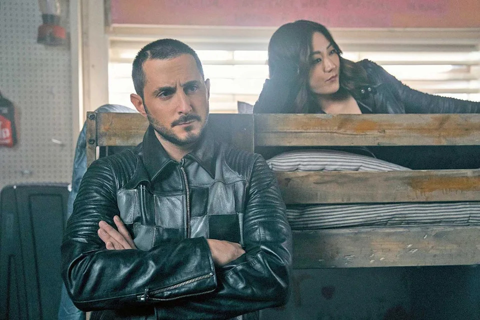 Tomer Capone (Frenchie) and Karen Fukuhara (Kimiko) on 'The Boys' season 5Credit: Jasper Savage/Amazon Prime Video