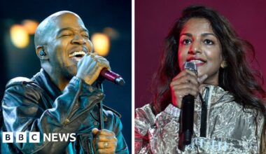 Rapper Kid Cudi fires M.I.A after political rant at Dallas show - BBC