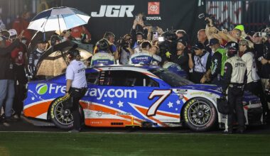 Daniel Suarez earns shock win in rain-shortened Coca Cola 600