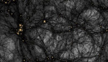 A simulation of the formation of dark matter structures from the early universe until today. Credit: Ralf Kaehler/SLAC National Accelerator Laboratory/American Museum of Natural History