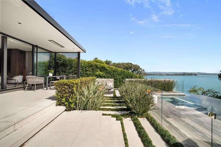 47 Marine Parade, in Auckland's Herne Bay, is on the market with high expectations. Its set date of sale is June 4. Photo / Supplied