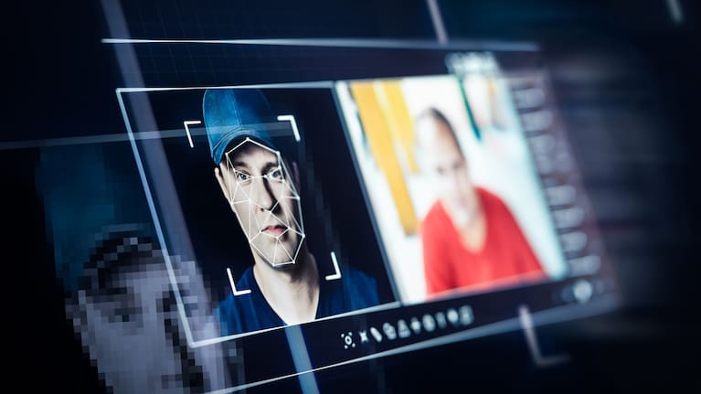 Deepfake and AI artificial intelligence video editing technology.