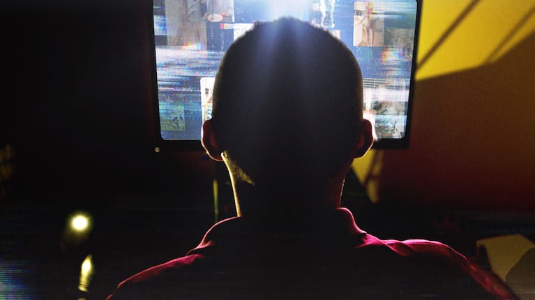 The young man took images from four young women's social media accounts.