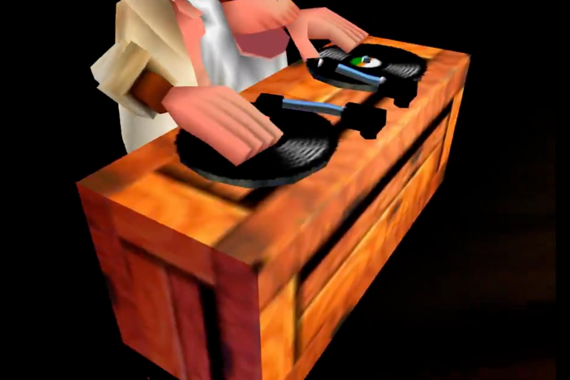 A screenshot of Donkey Kong 64.