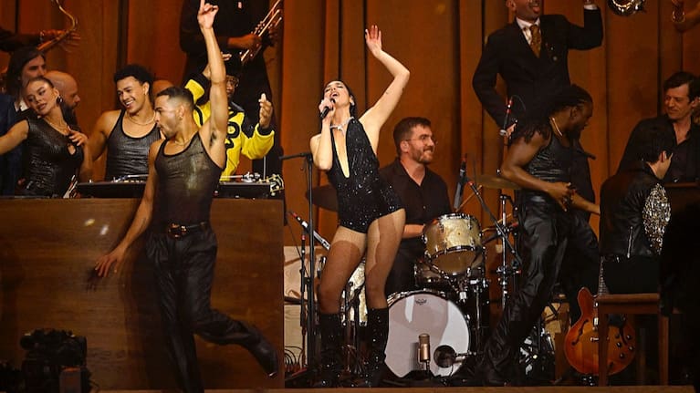Dua Lipa in concert.