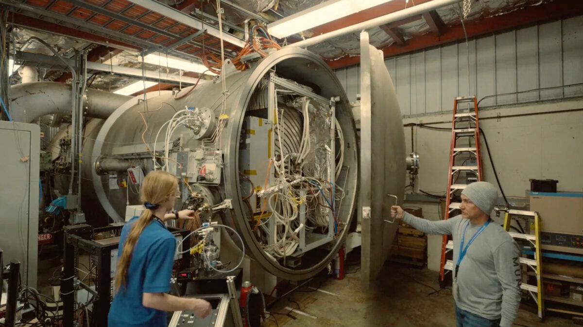 NASA's Lithium-Fed Nuclear Thruster Flares to Life in First of Its Kind Test