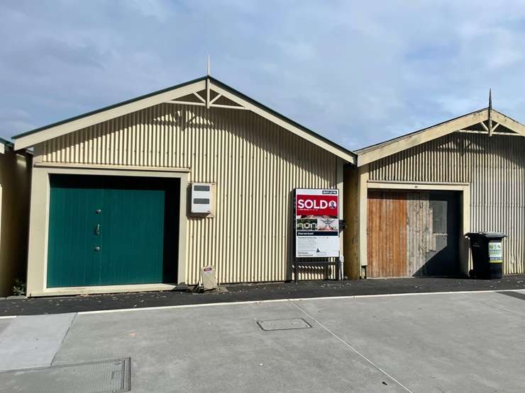 The boatshed at 11/1 Ngapipi Road in Orakei, Auckland, has been snapped up by a local couple looking for a place to store their water toys. Photo / Supplied