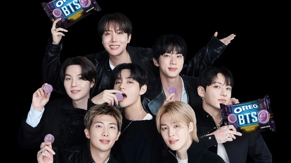 BTS' cookies are going on sale after the band returned to the global stage in March and kicked off a nearly year-long tour in April. - The OREO Brand