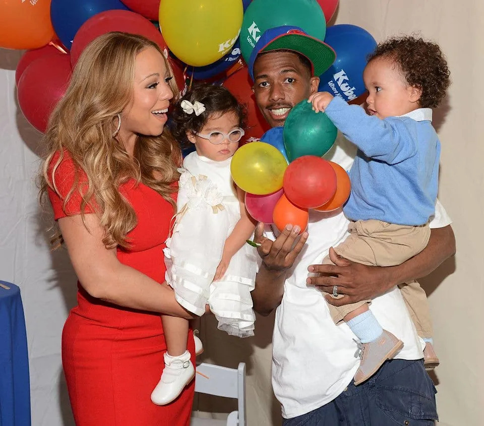 Mariah Carey, her husband Nick Cannon and their children