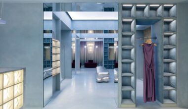 blue velvet takes over el departamento’s madrid store