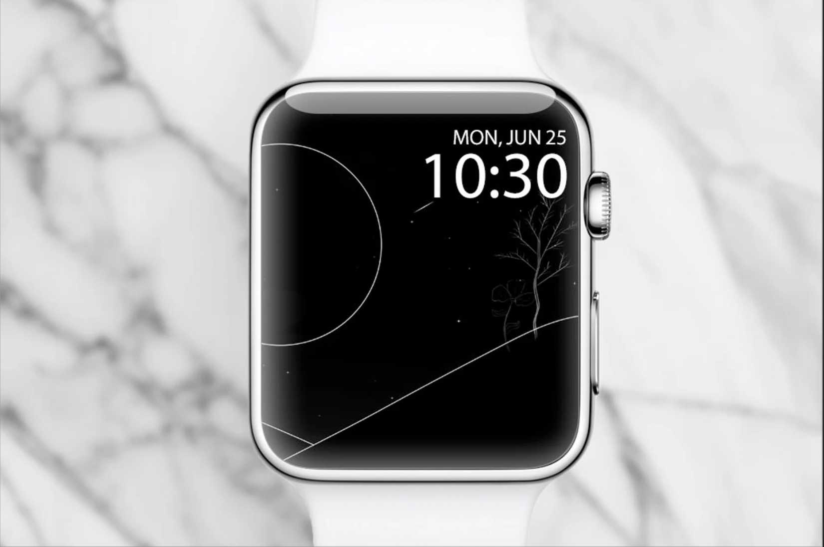 apple watch minimal watch face