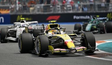 Lawson to start 12th for Miami Grand Prix, Antonelli takes pole