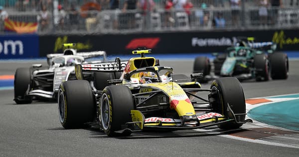 Lawson to start 12th for Miami Grand Prix, Antonelli takes pole