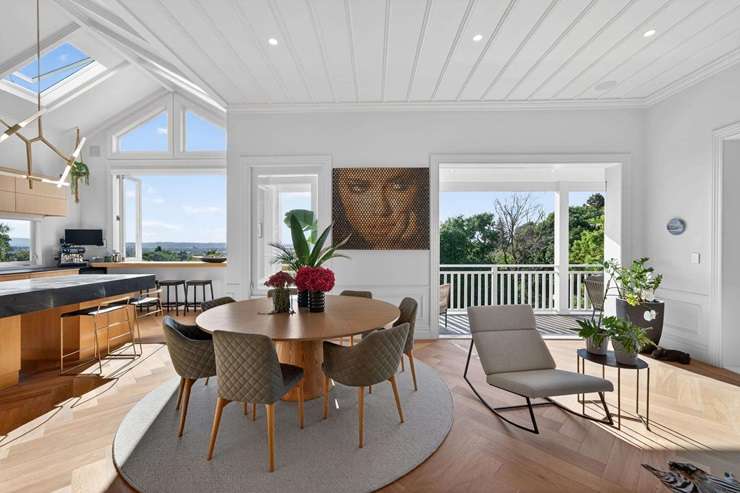 Ellamore, a stylish villa on Essex Road, in Auckland's Mount Eden, has been sold for $9.1m - more than $3m above its RV. Photo / Supplied