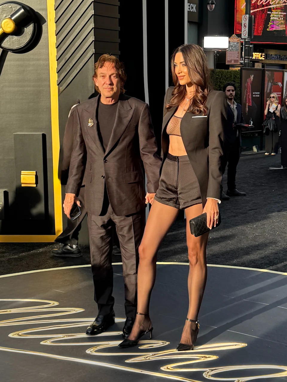 John Branca and his wife, Kristina, attended the Los Angeles opening of ‘Michael’ on April 20.