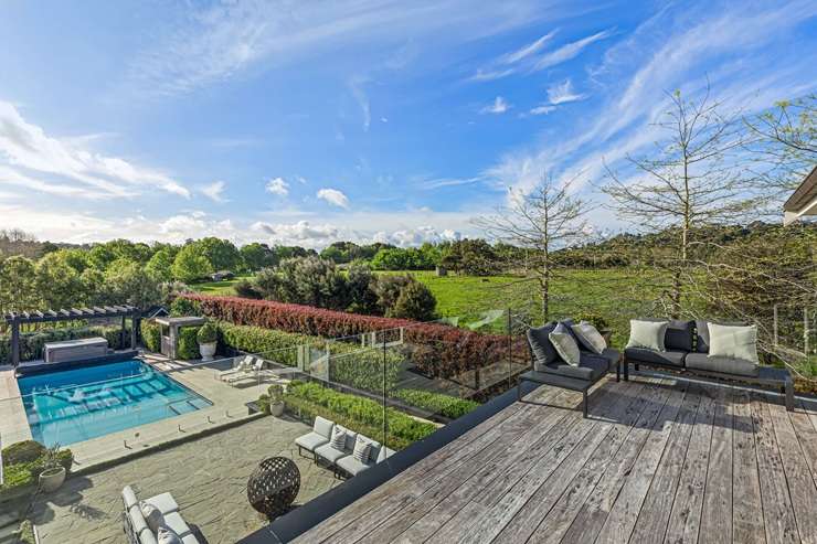 An ex-pat Kiwi and her husband bought a trophy home on Sunnyside Road, in Auckland's Coatesville, after searching the city for the perfect property for their family. Photo / Supplied
