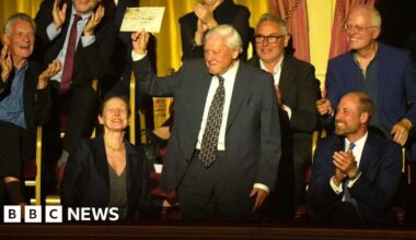 Attenborough at 100: Prince William congratulates Sir David on 'remarkable milestone' - BBC