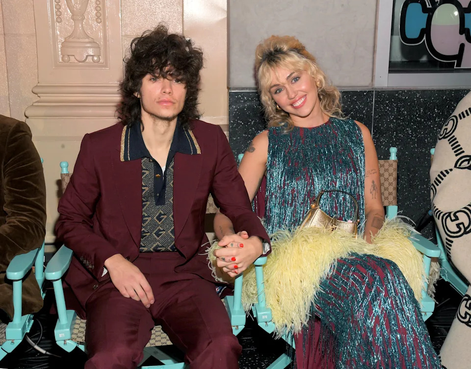 They soft launched their relationship in November 2021 at a Gucci event, as seen above. Penske Media via Getty Images