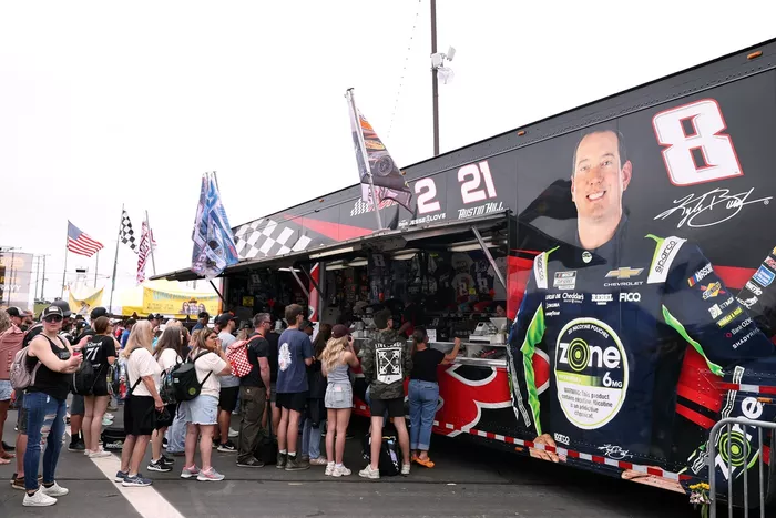 Fans at Richard Childress Racing for Kyle Busch