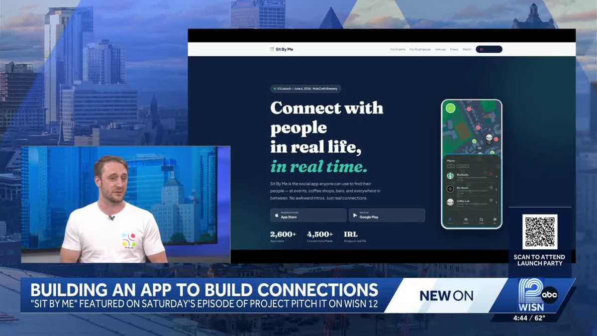'Sit By Me' app launches in Milwaukee, featured on Project Pitch It
