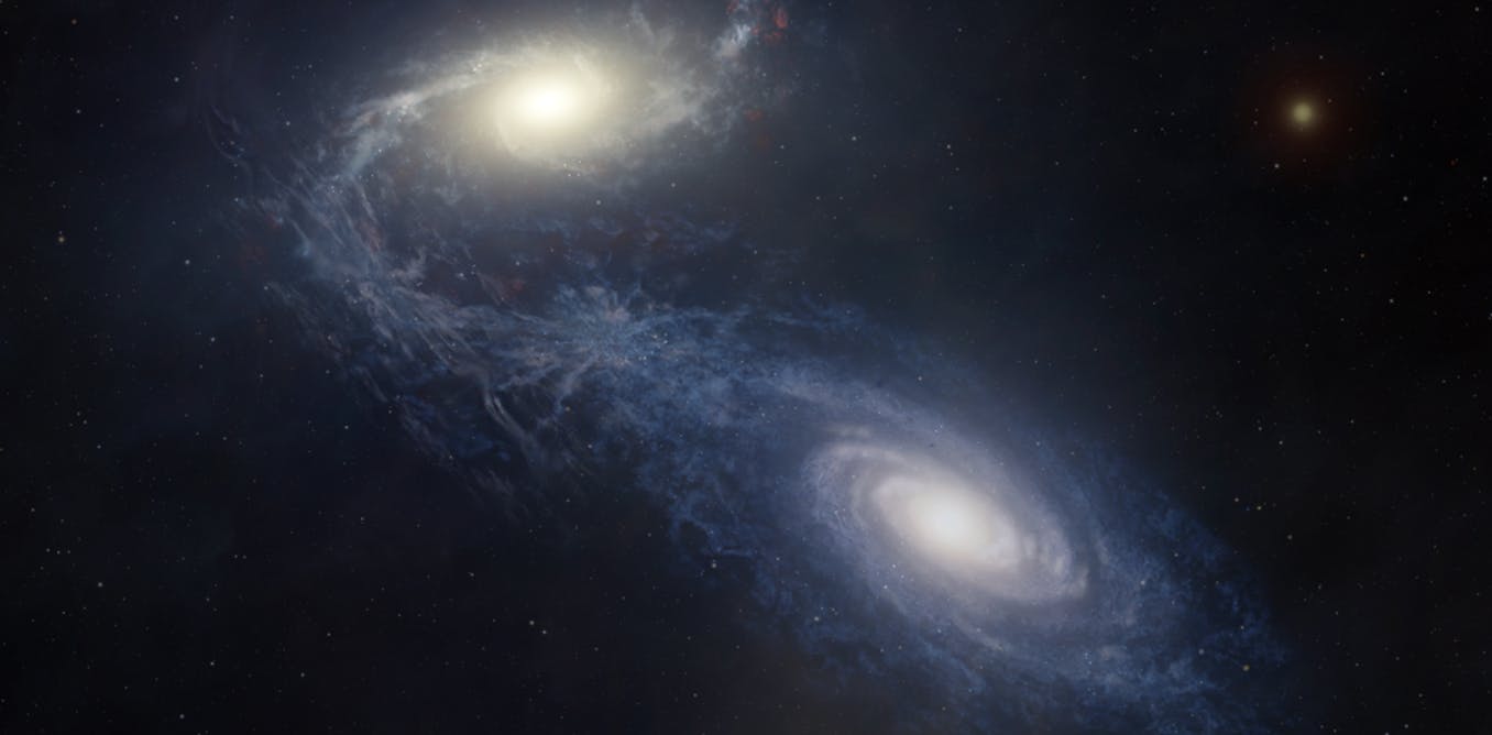 Astrophysicists use ‘space archaeology’ to trace the history of a spiral galaxy