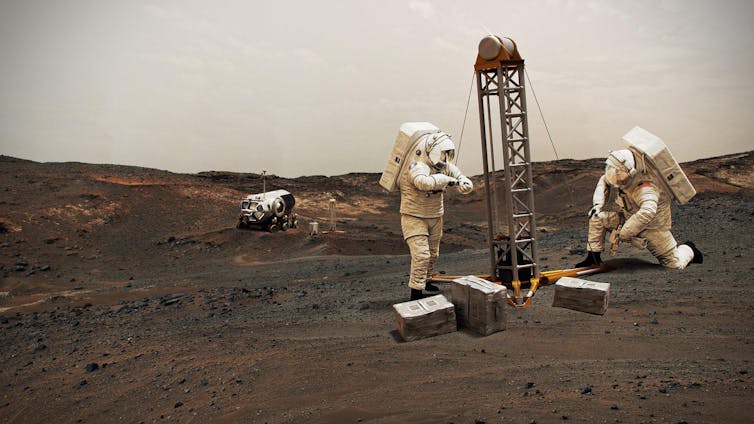 Humans on Mars.