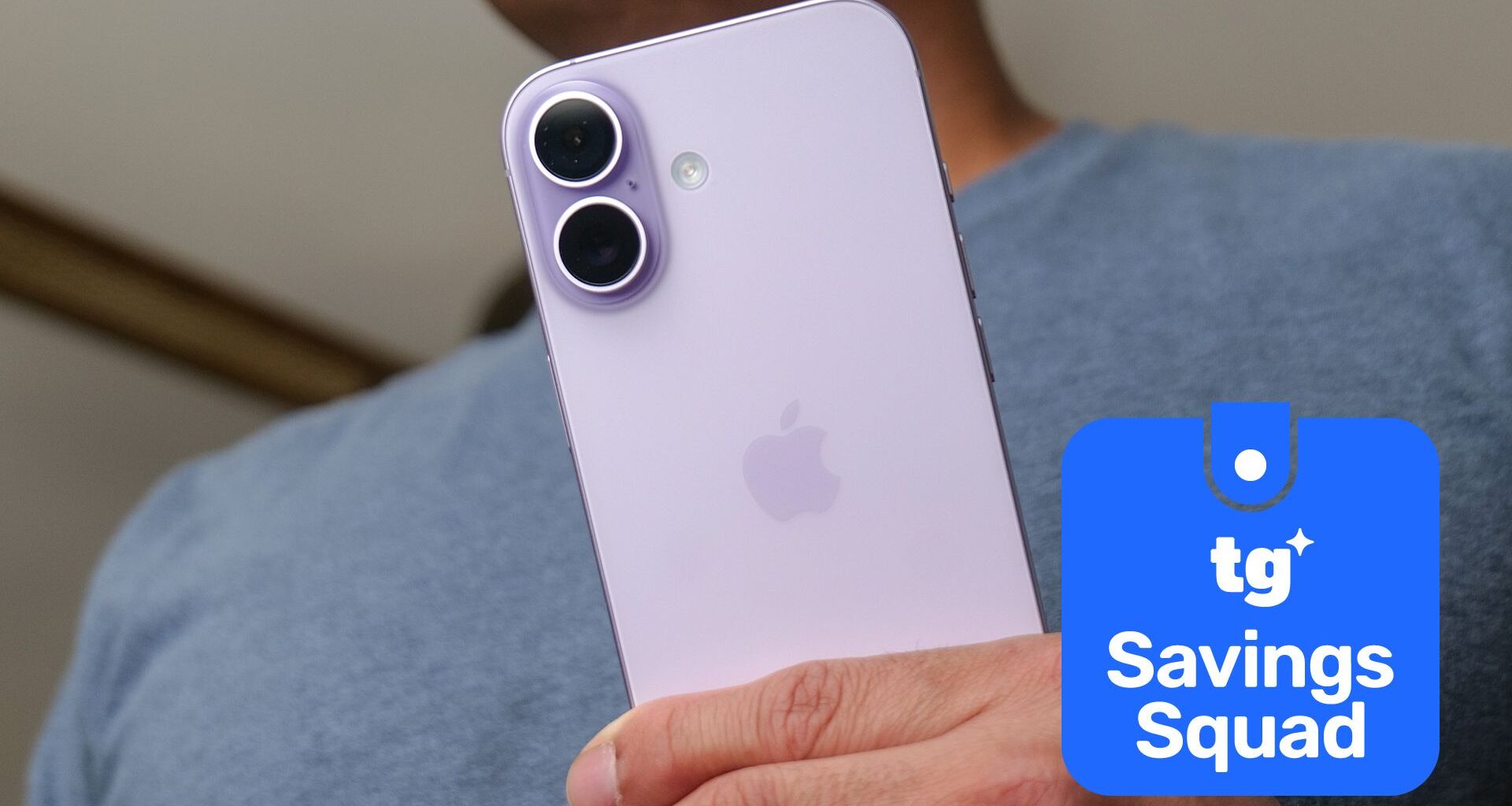 iphone 17 with savings squad badge